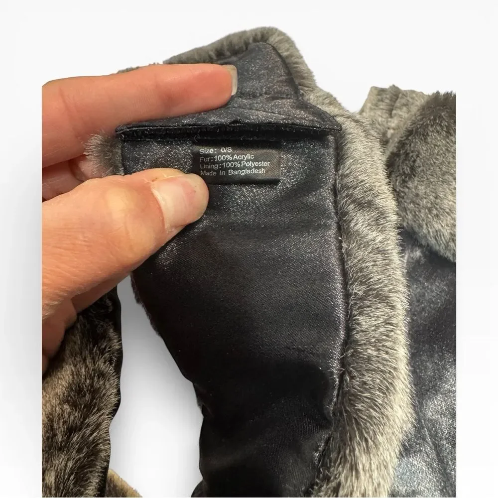 AVON Vintage Gray Women's Gloves and Headband Set